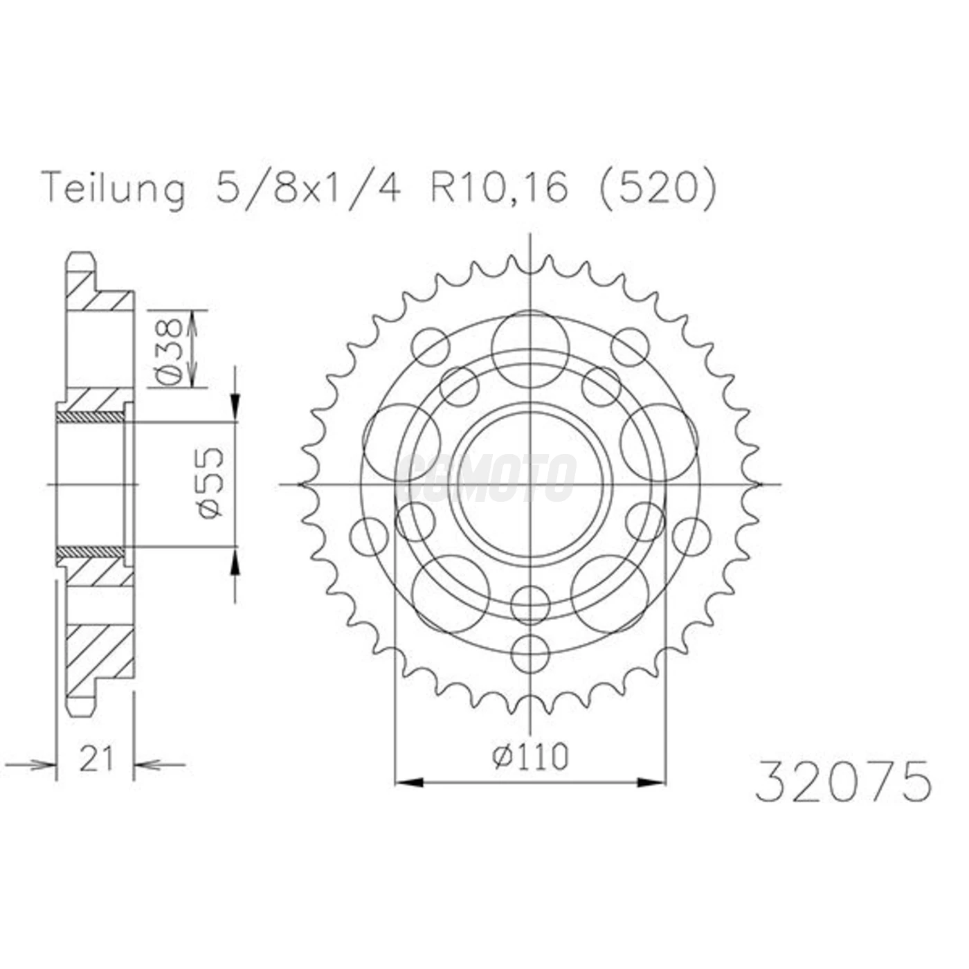 Kit chaine Ducati 748 R Kit chaine Ducati 748 R