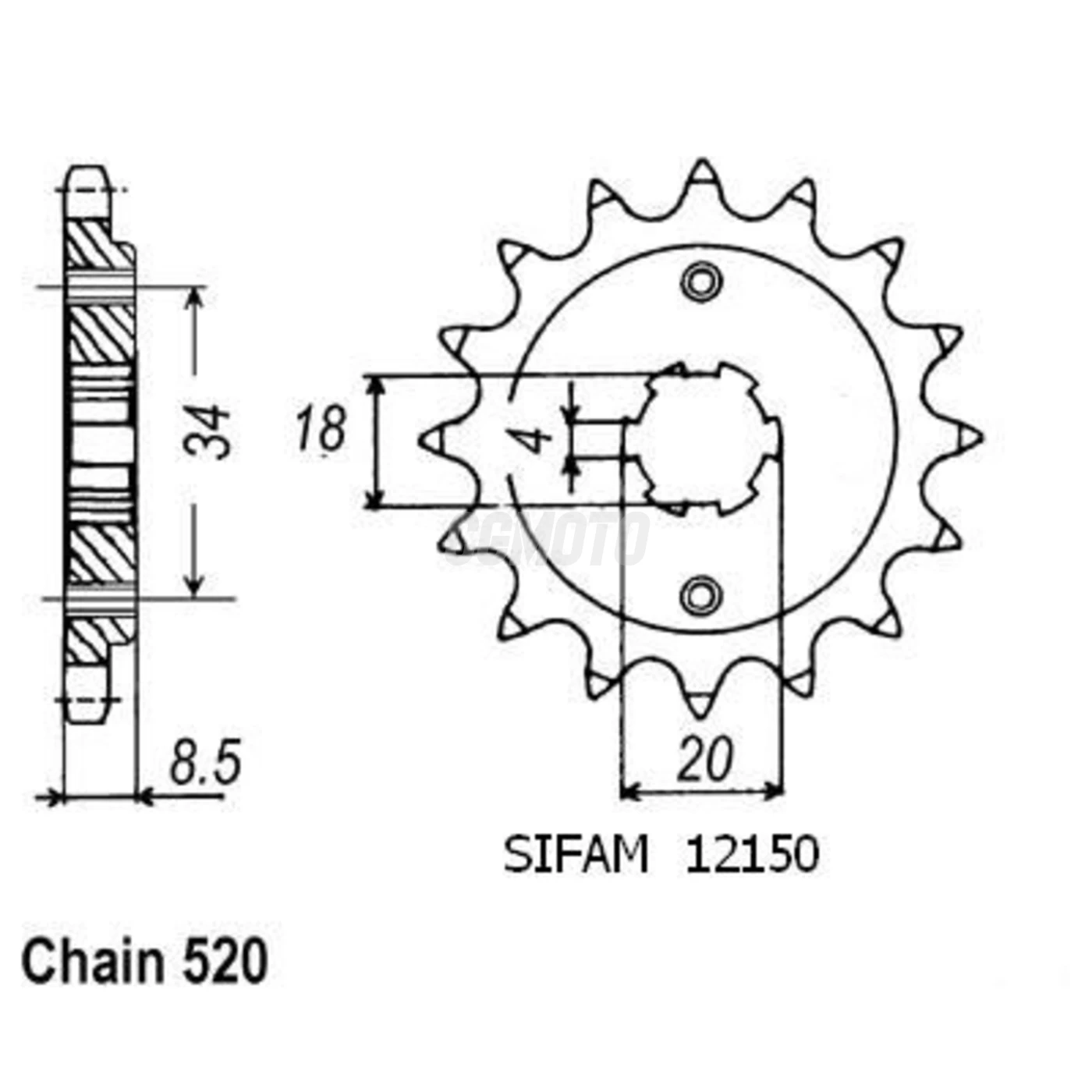 Kit chaine Honda Cmx 250 Rebel Kit chaine Honda Cmx 250 Rebel