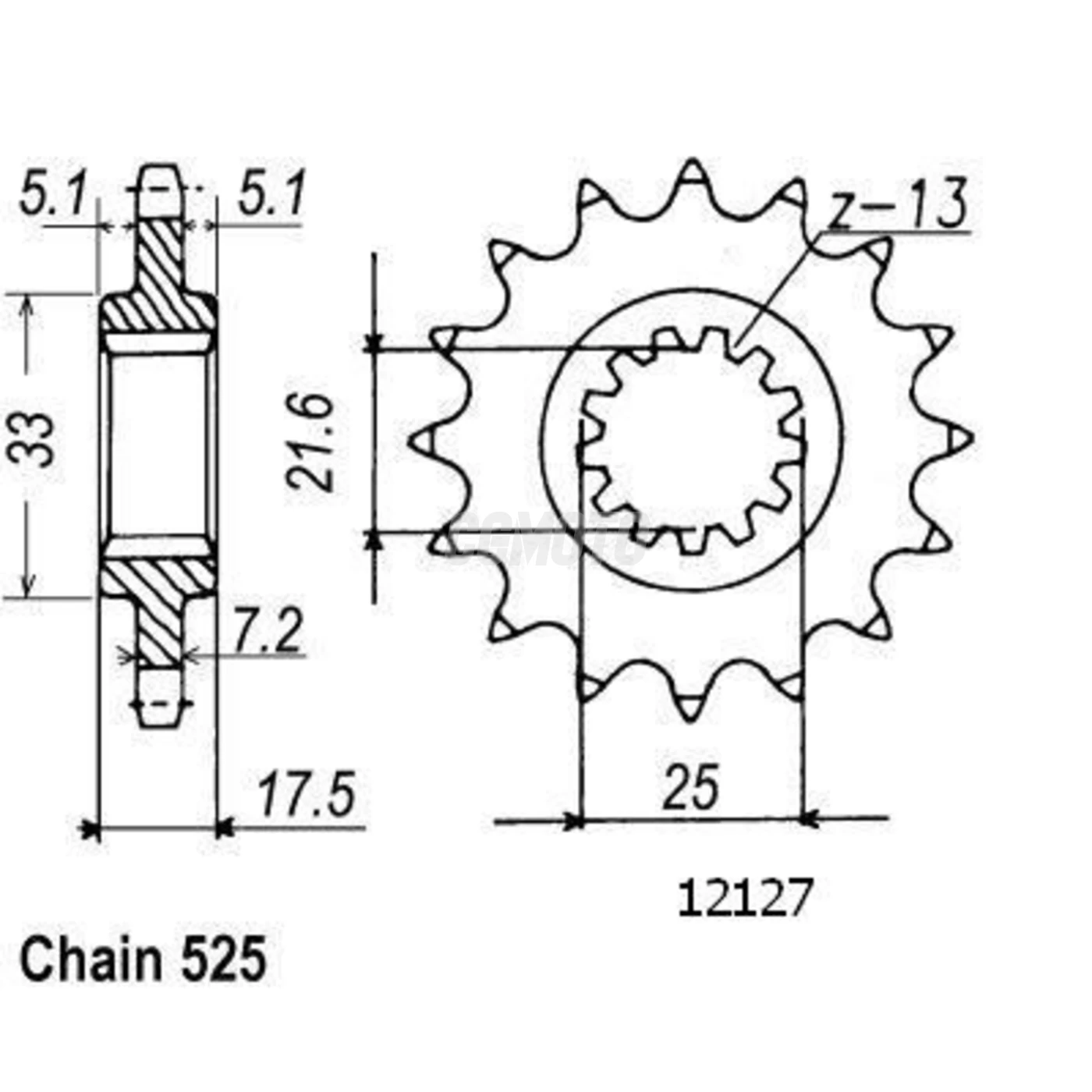 Kit chaine Honda Cbf 500 Kit chaine Honda Cbf 500