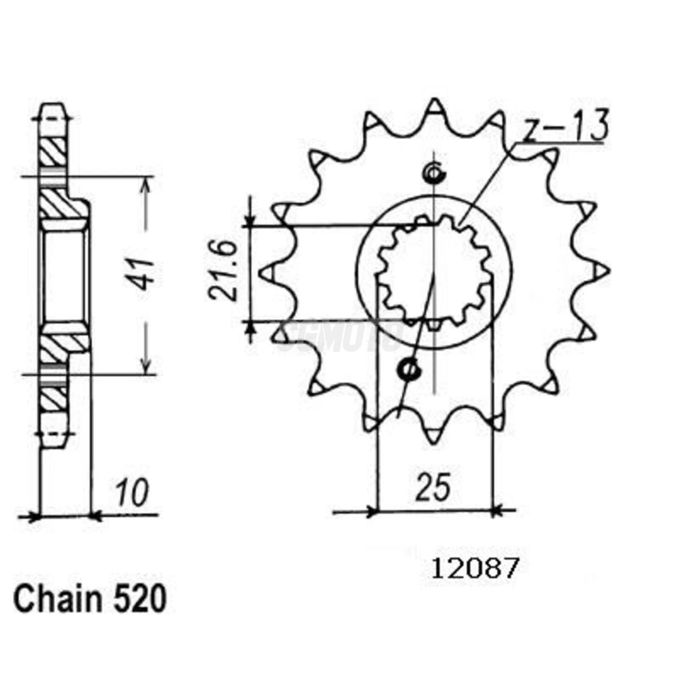 Kit chaine Honda Fx 650 Vigor Kit chaine Honda Fx 650 Vigor