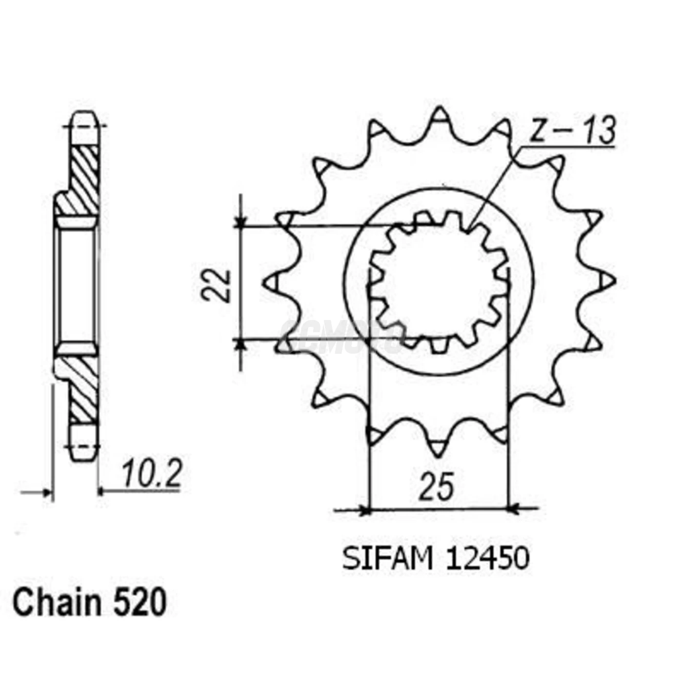 Kit chaine Kawasaki Kef 300 B Lakota Kit chaine Kawasaki Kef 300 B Lakota