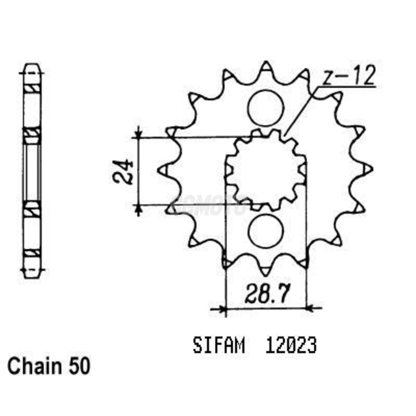 Kit chaine Kawasaki Gpz 750 Ninja Kit chaine Kawasaki Gpz 750 Ninja