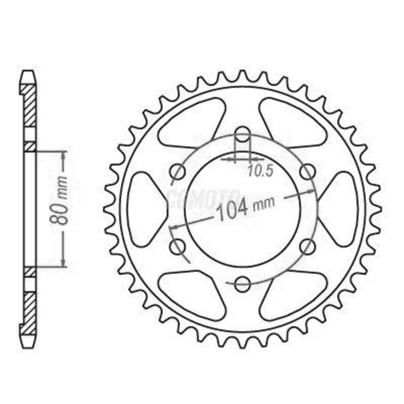 Kit chaine Kawasaki Z1000 Kit chaine Kawasaki Z1000