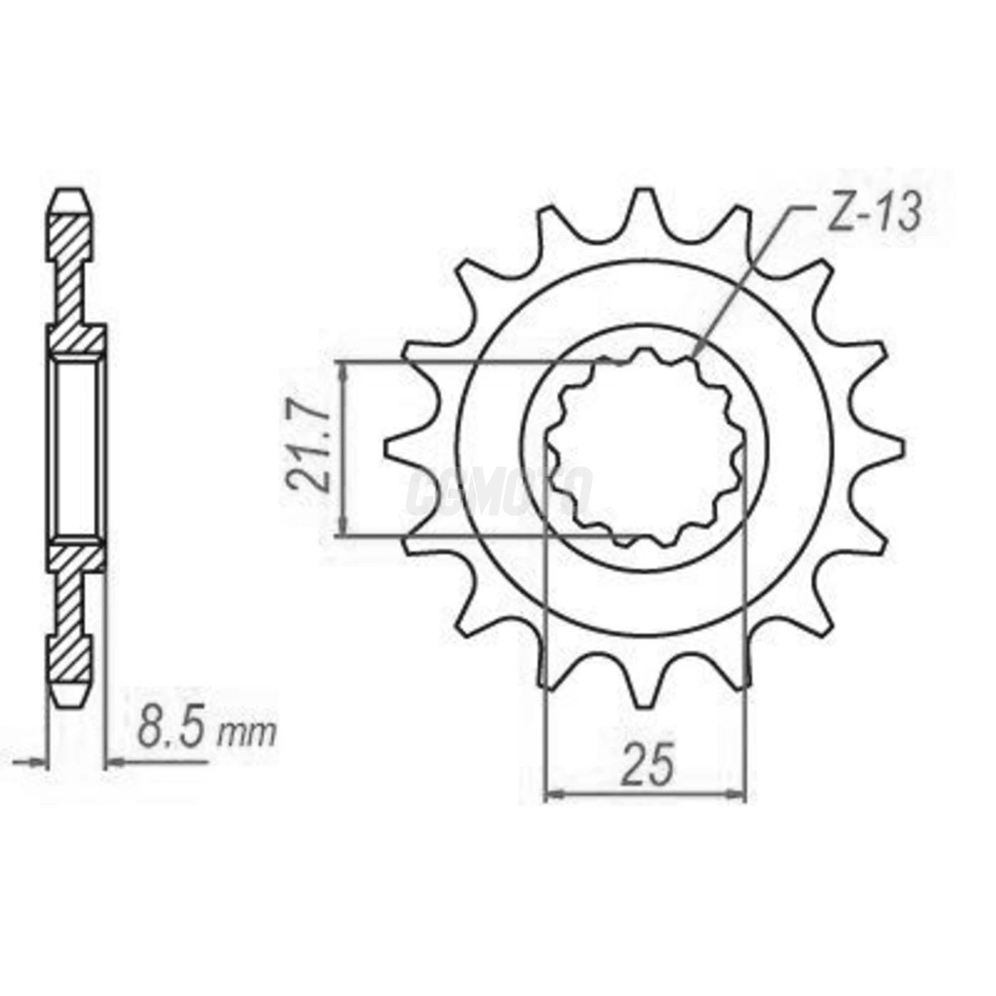 Kit chaine Kawasaki Z1000 Zr Kit chaine Kawasaki Z1000 Zr