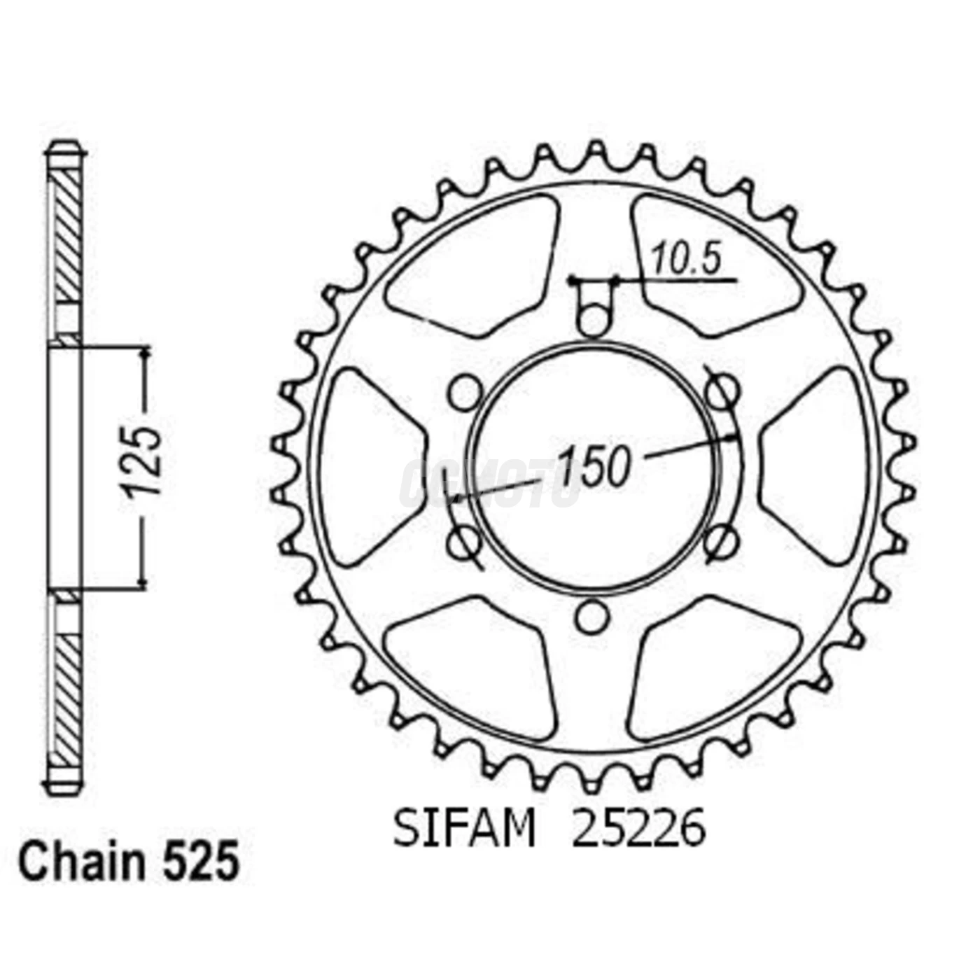 Kit chaine Ktm 950 SuperEnduro Kit chaine Ktm 950 SuperEnduro