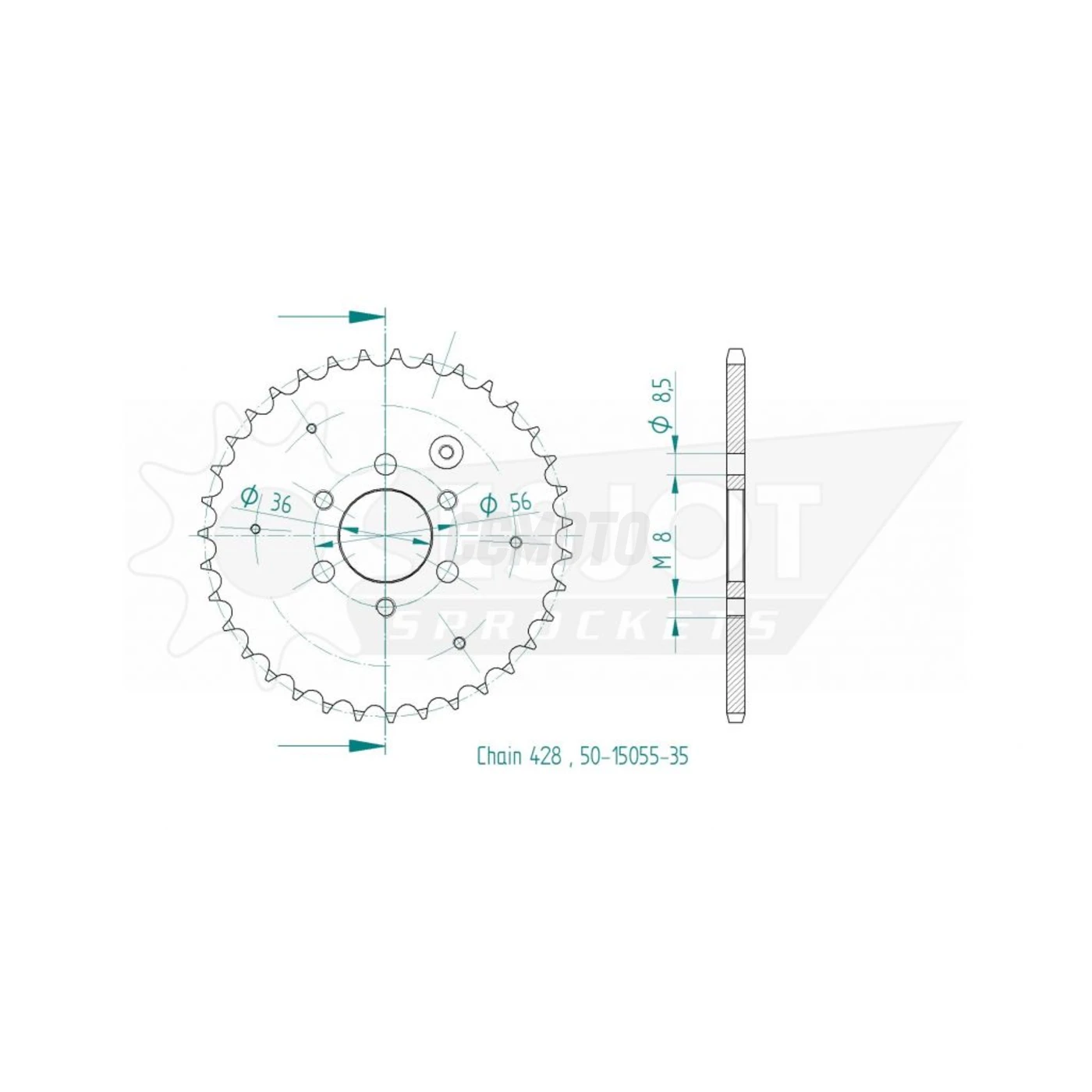 Kit chaine Polaris 90 Predator/Sportsman Kit chaine Polaris 90 Predator/Sportsman