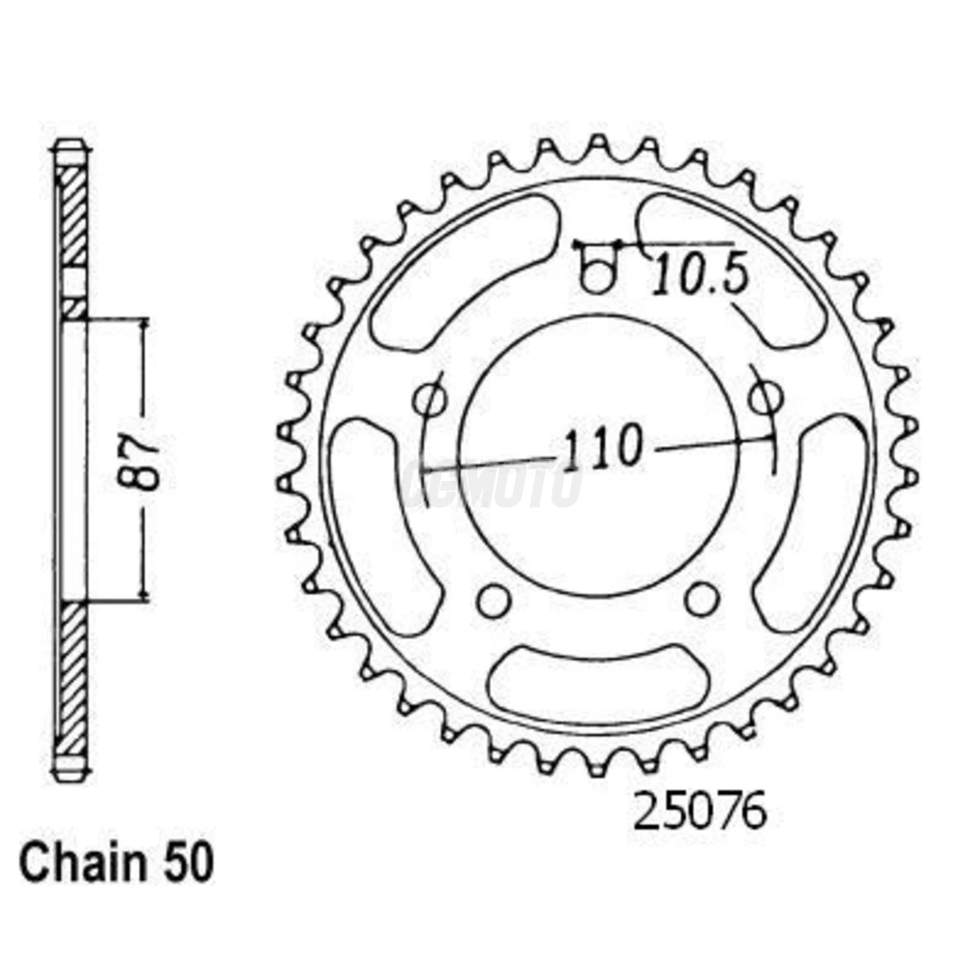 Kit chaine Suzuki Gsx 750 F Kit chaine Suzuki Gsx 750 F