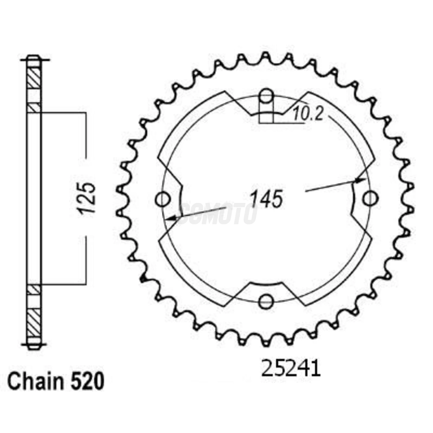 Kit chaine Yamaha Yfm 350 Raptor Kit chaine Yamaha Yfm 350 Raptor