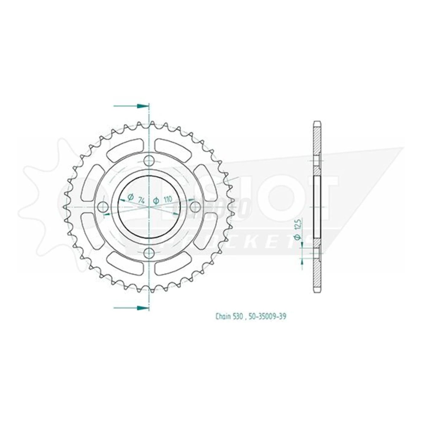 Kit chaine Yamaha Xs 400 S Kit chaine Yamaha Xs 400 S