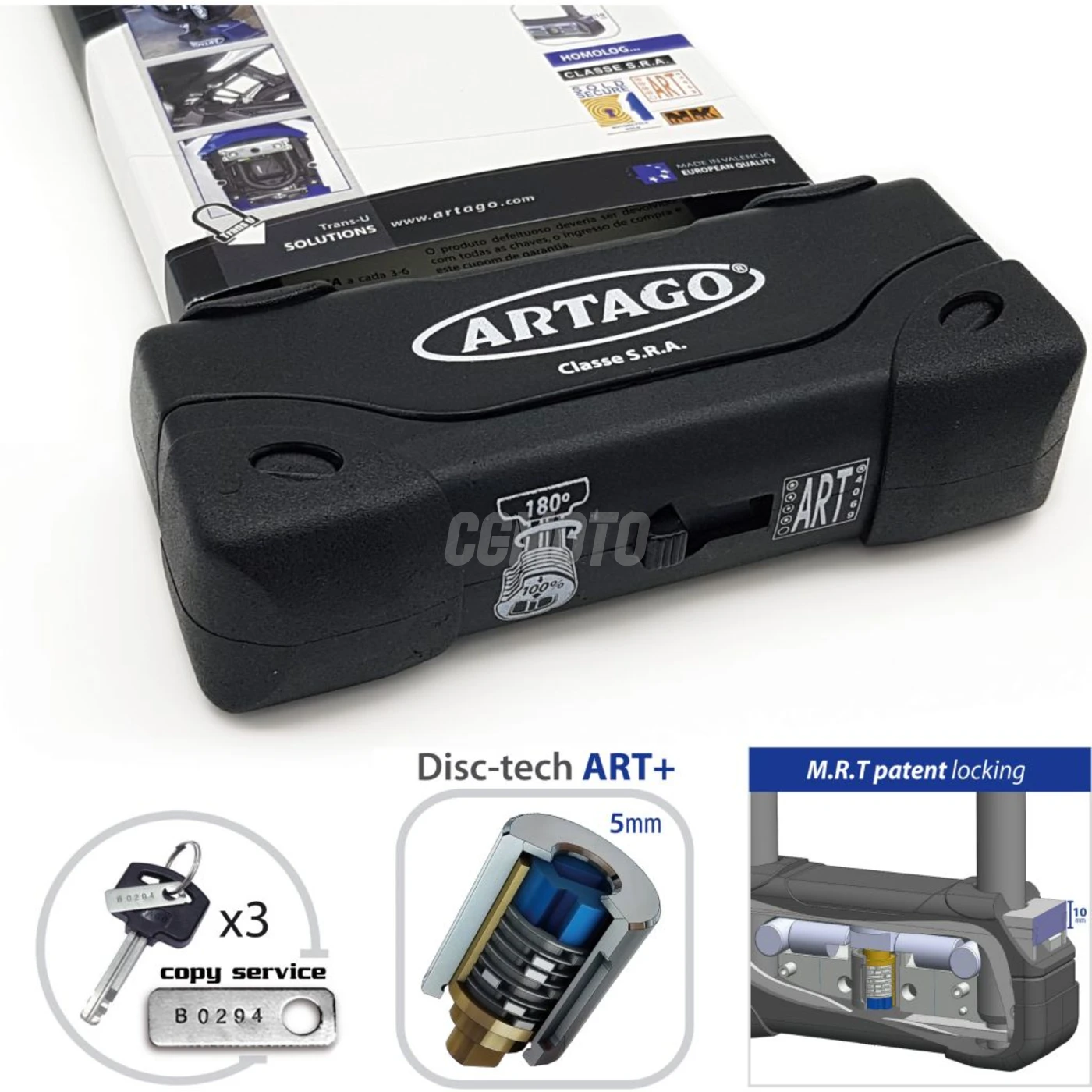 Antivol U ø18 295*85 Antivol U ø18 295*85