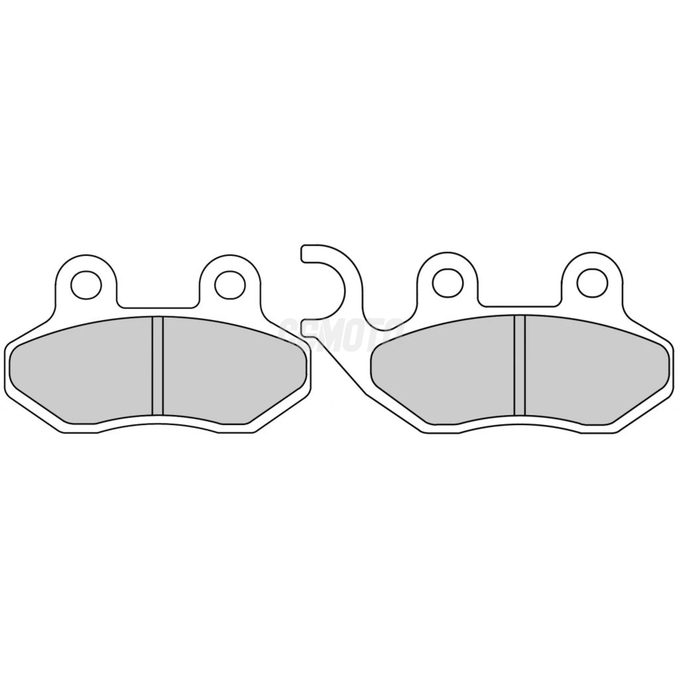 Plaquette de Frein Organique Eco-Friction Route Plaquette de Frein Organique Eco-Friction Route