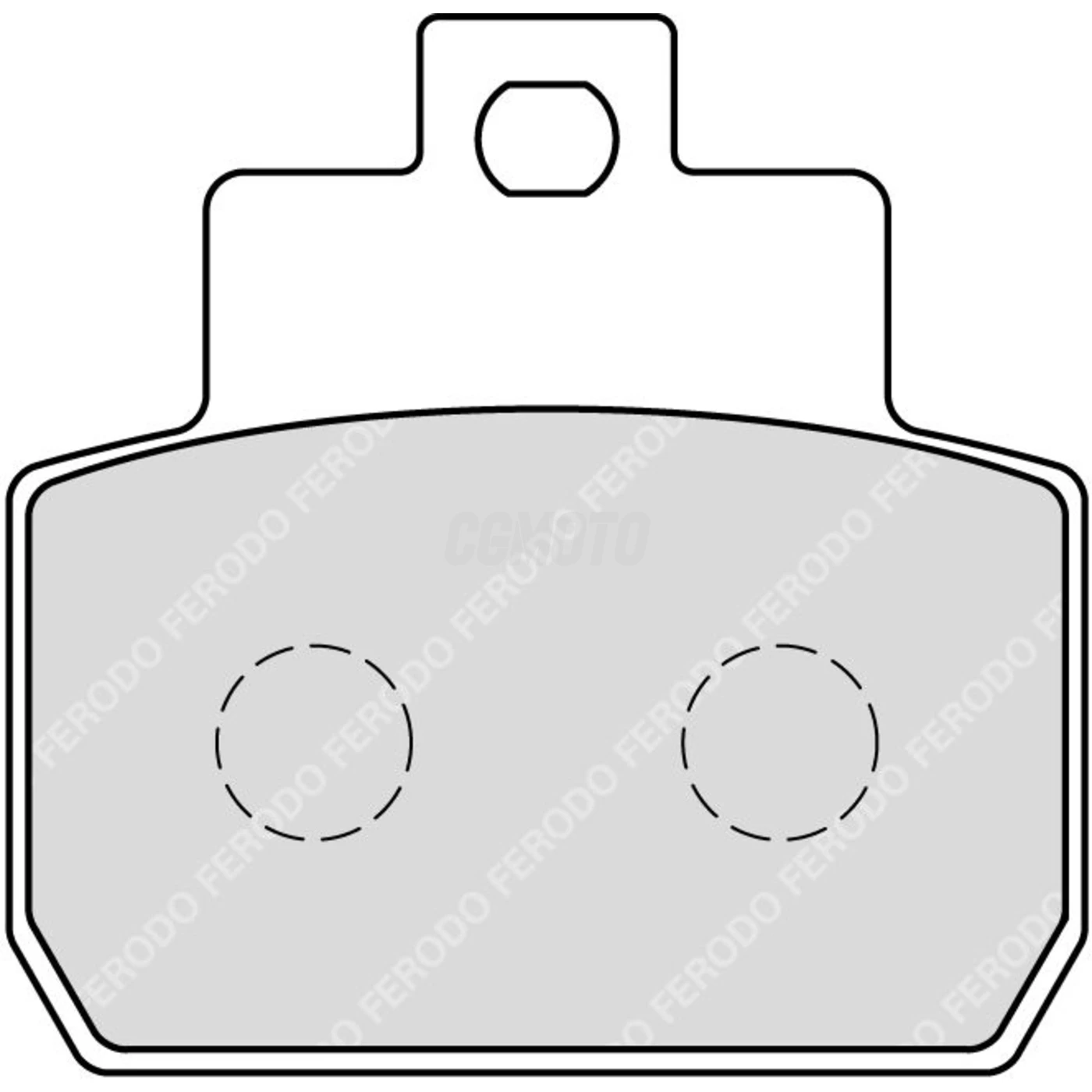 Plaquette de Frein Organique Eco-Friction Route Plaquette de Frein Organique Eco-Friction Route