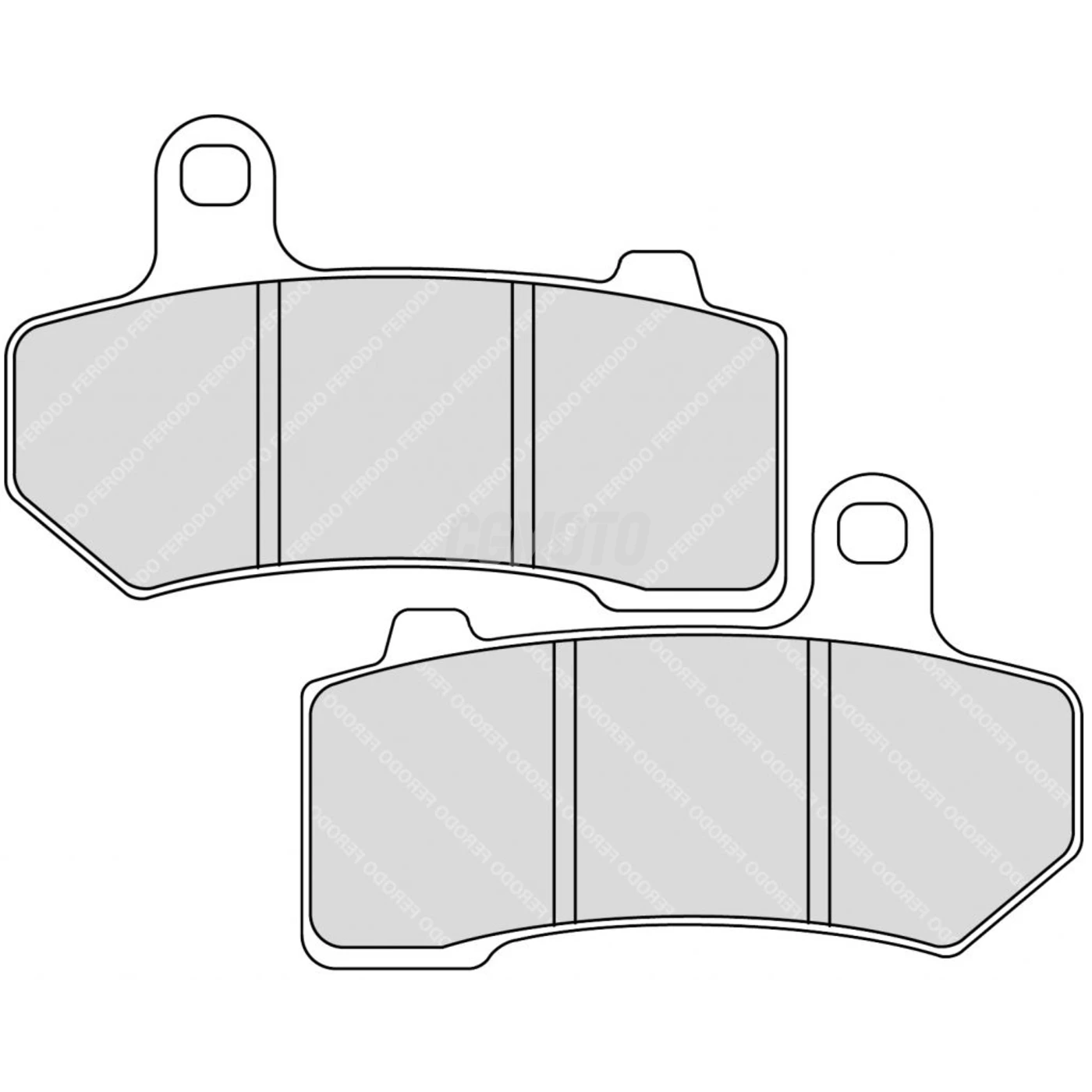 Plaquette Ferodo Métal Fritté Plaquette Ferodo Métal Fritté