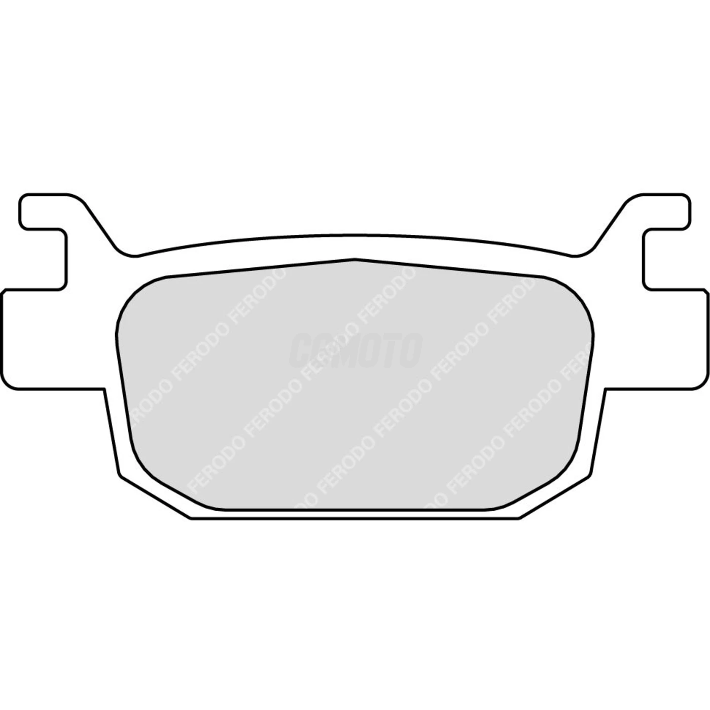 Plaquette de Frein Organique Eco-Friction Route Plaquette de Frein Organique Eco-Friction Route