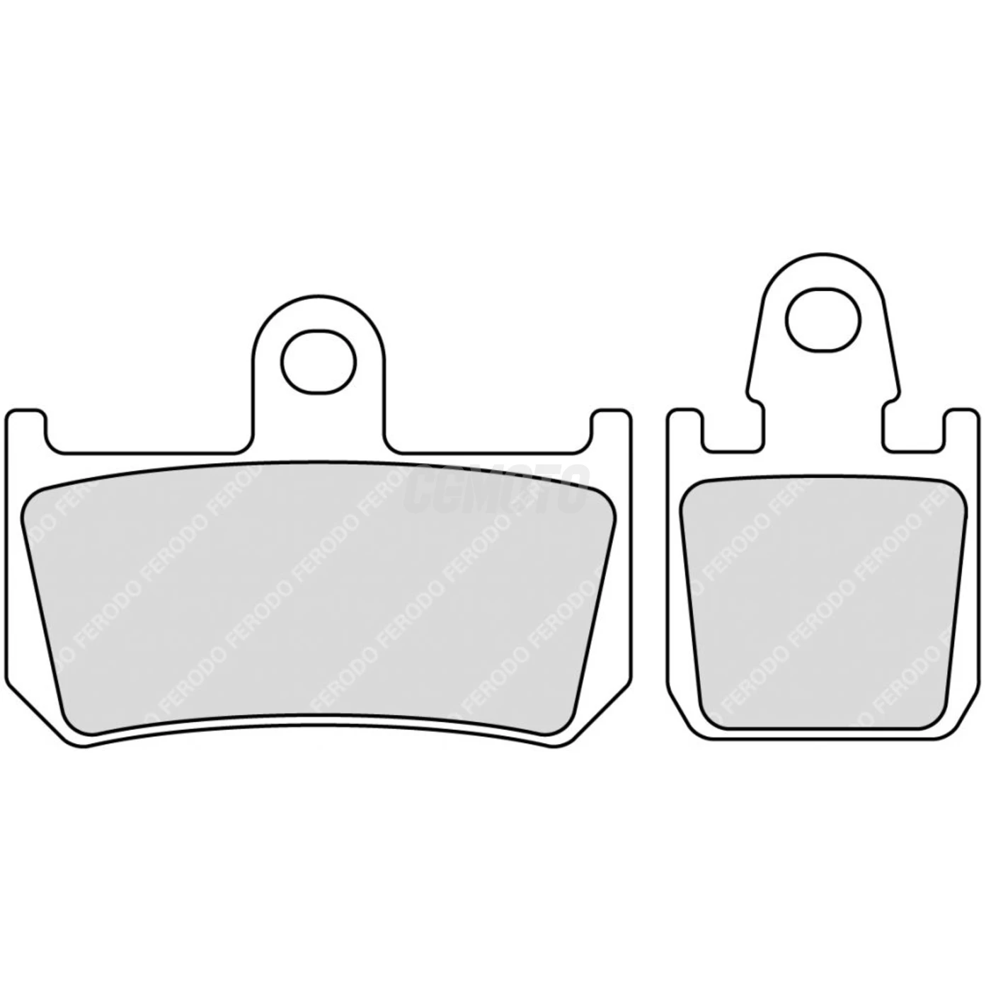 Plaquette de frein Métal Fritté Sinter Grip Road Plaquette de frein Métal Fritté Sinter Grip Road