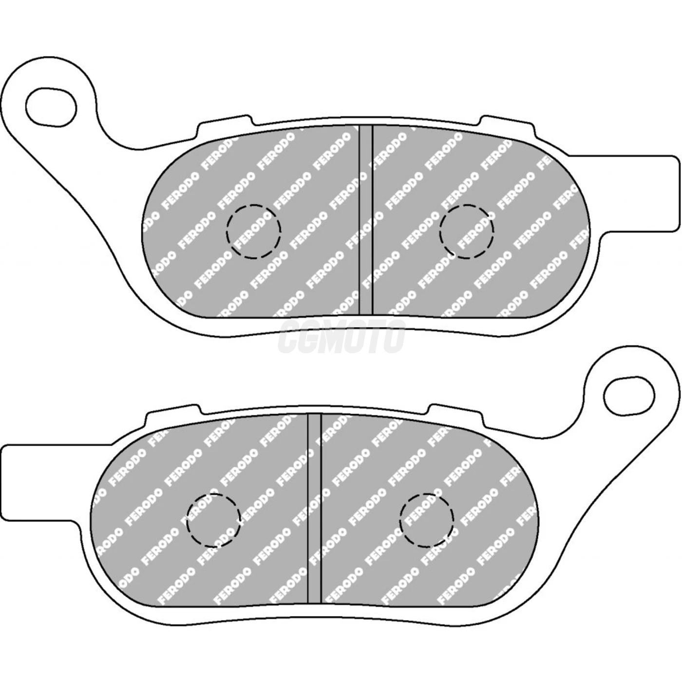 Plaquette Ferodo Métal Fritté Plaquette Ferodo Métal Fritté