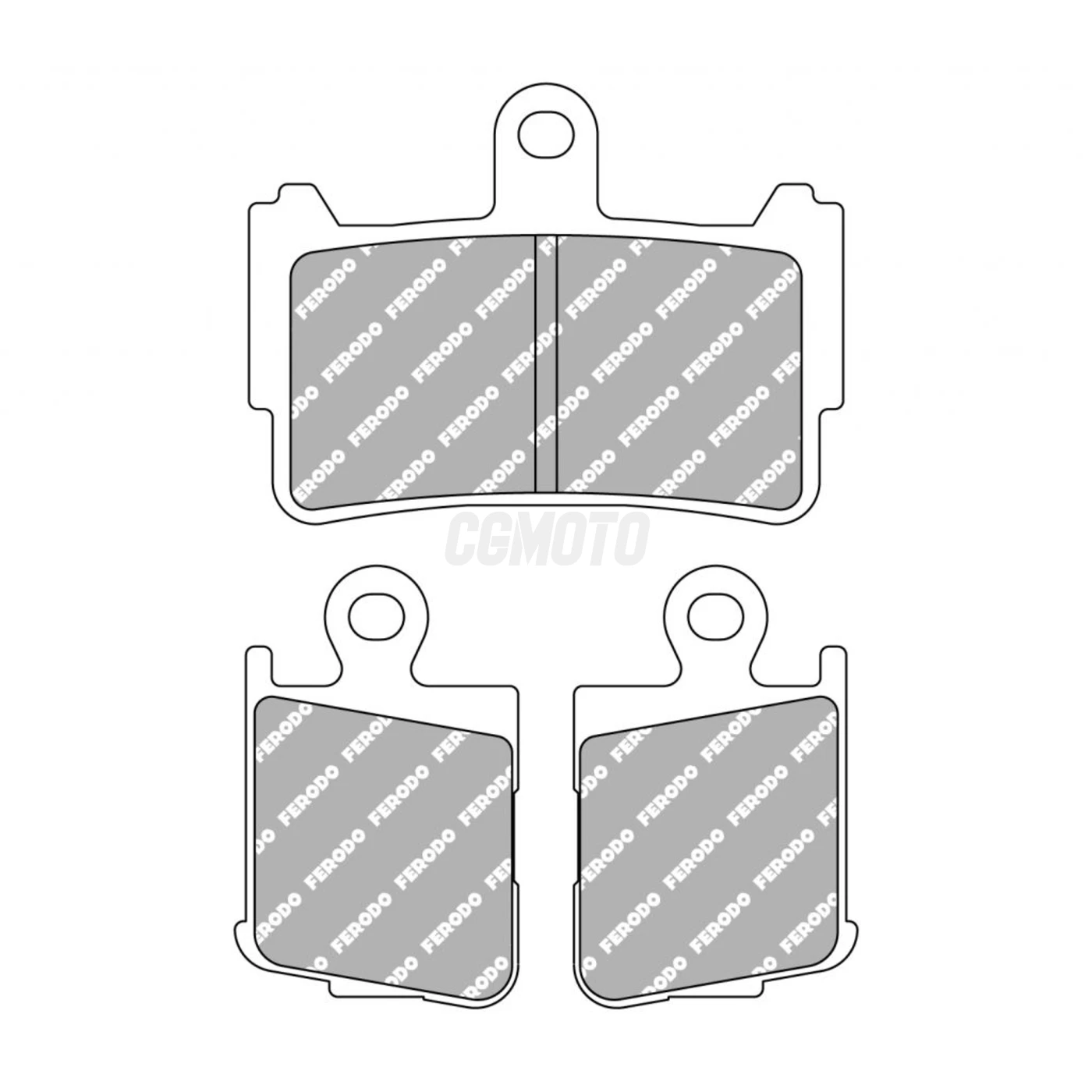 Plaquette Ferodo Métal Fritté Plaquette Ferodo Métal Fritté