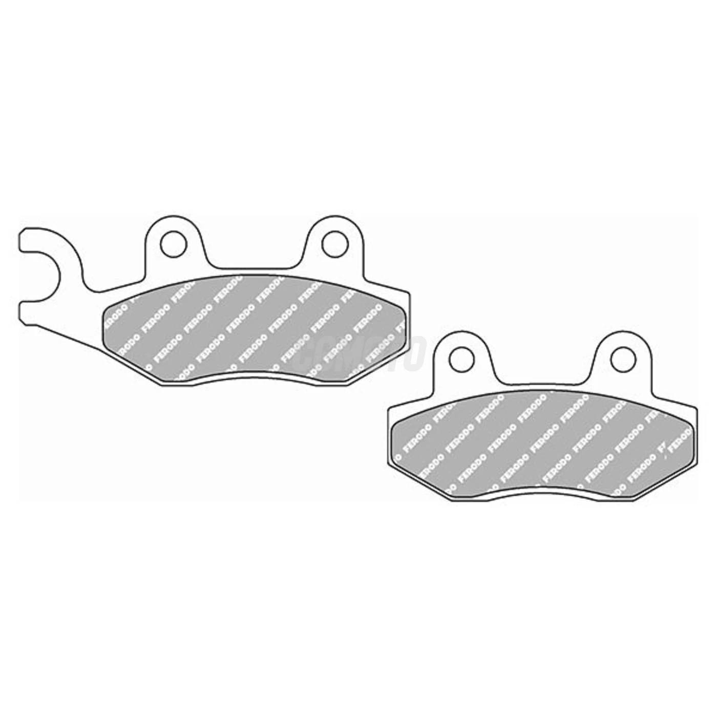 Plaquette de frein FERODO Organique Eco-Friction Route Plaquette de frein FERODO Organique Eco-Friction Route