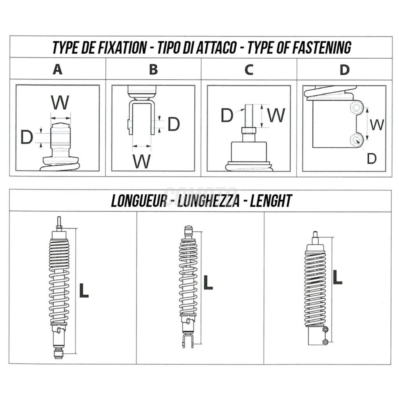 Amortisseur Aprilia SR50 Amortisseur Aprilia SR50