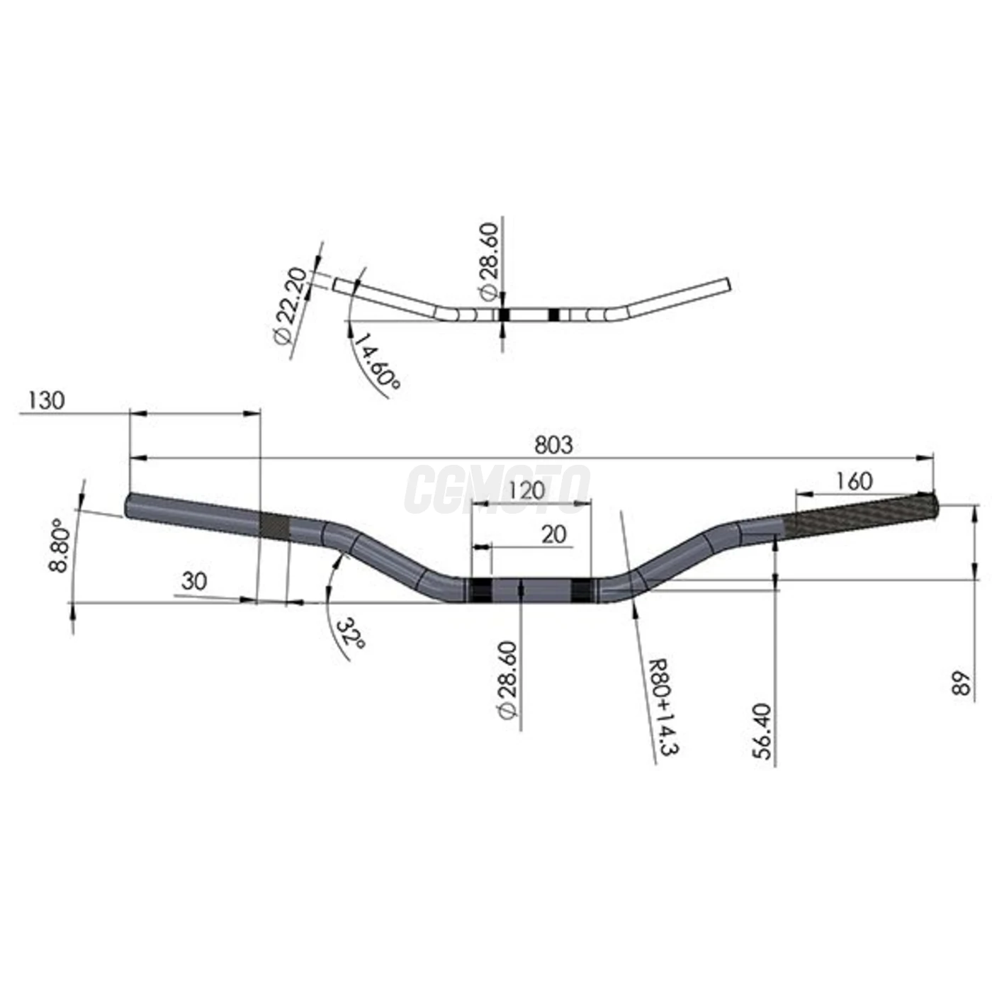 Guidon Or sans Barre Guidon Or sans Barre