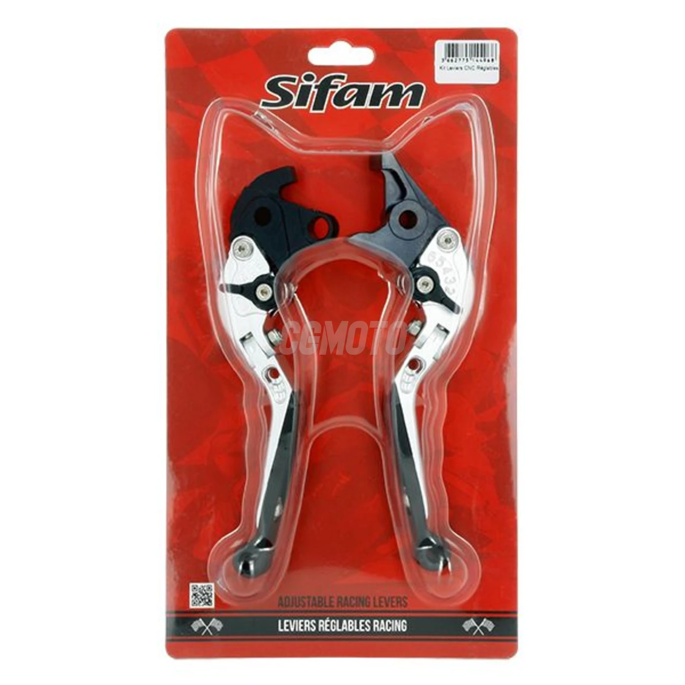 Kit Leviers de Frein et d'Embrayage CNC Réglables et Rétractables - Anodisés Noir Kit Leviers de Frein et d'Embrayage CNC Réglables et Rétractables - Anodisés Noir