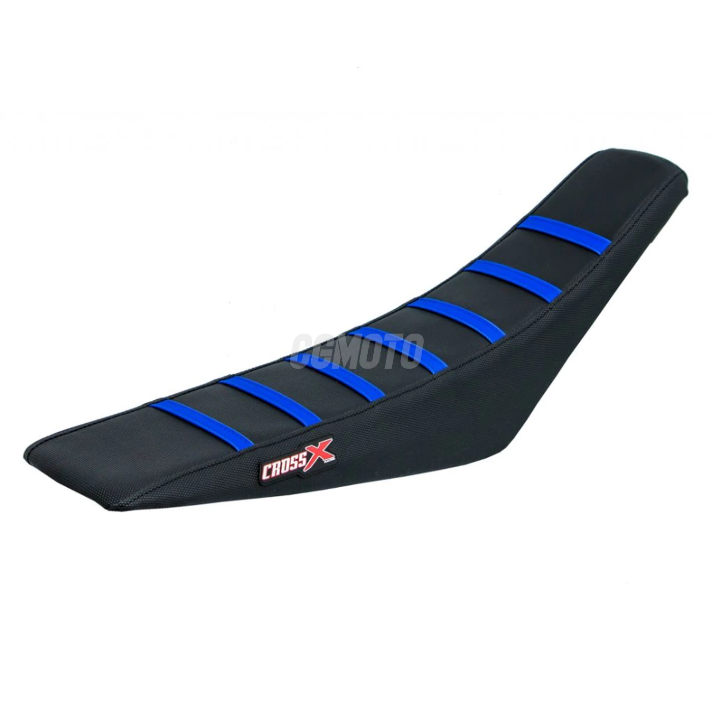 Housse de selle SHERCO SE-R SEF-R 2012 - 2016 TOP BLACK- SIDE BLACK-STRIPES BLUE (M1100-3BBBL) Housse de selle SHERCO SE-R SEF-R 2012 - 2016 TOP BLACK- SIDE BLACK-STRIPES BLUE (M1100-3BBBL)