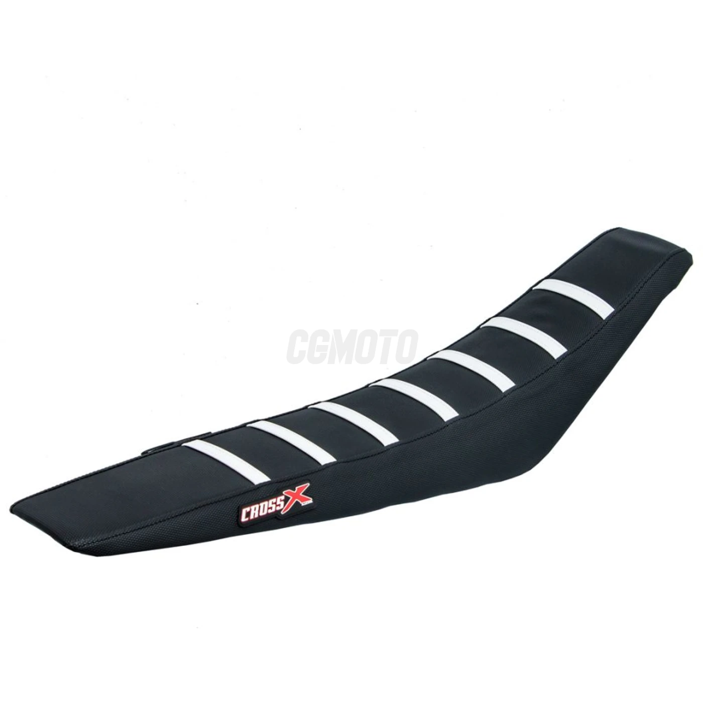 Housse de selle HUSQVARNA TE TC 08-13, WR CR 125 09-13 TOP BLACK- SIDE BLACK-STRIPES WHITE (M613-3BBW) Housse de selle HUSQVARNA TE TC 08-13, WR CR 125 09-13 TOP BLACK- SIDE BLACK-STRIPES WHITE (M613-3BBW)