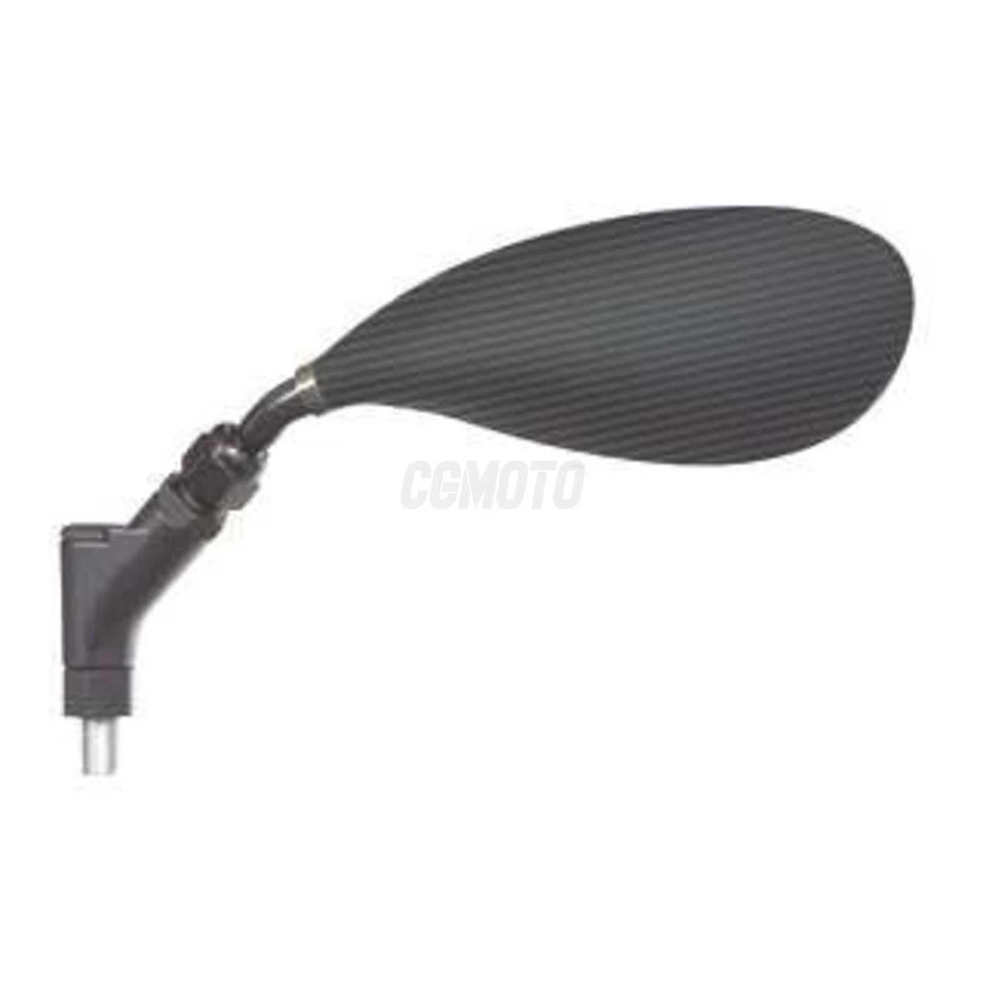 Rétroviseur Universel Ovale - M10 - Look Carbone - Gauche Rétroviseur Universel Ovale - M10 - Look Carbone - Gauche