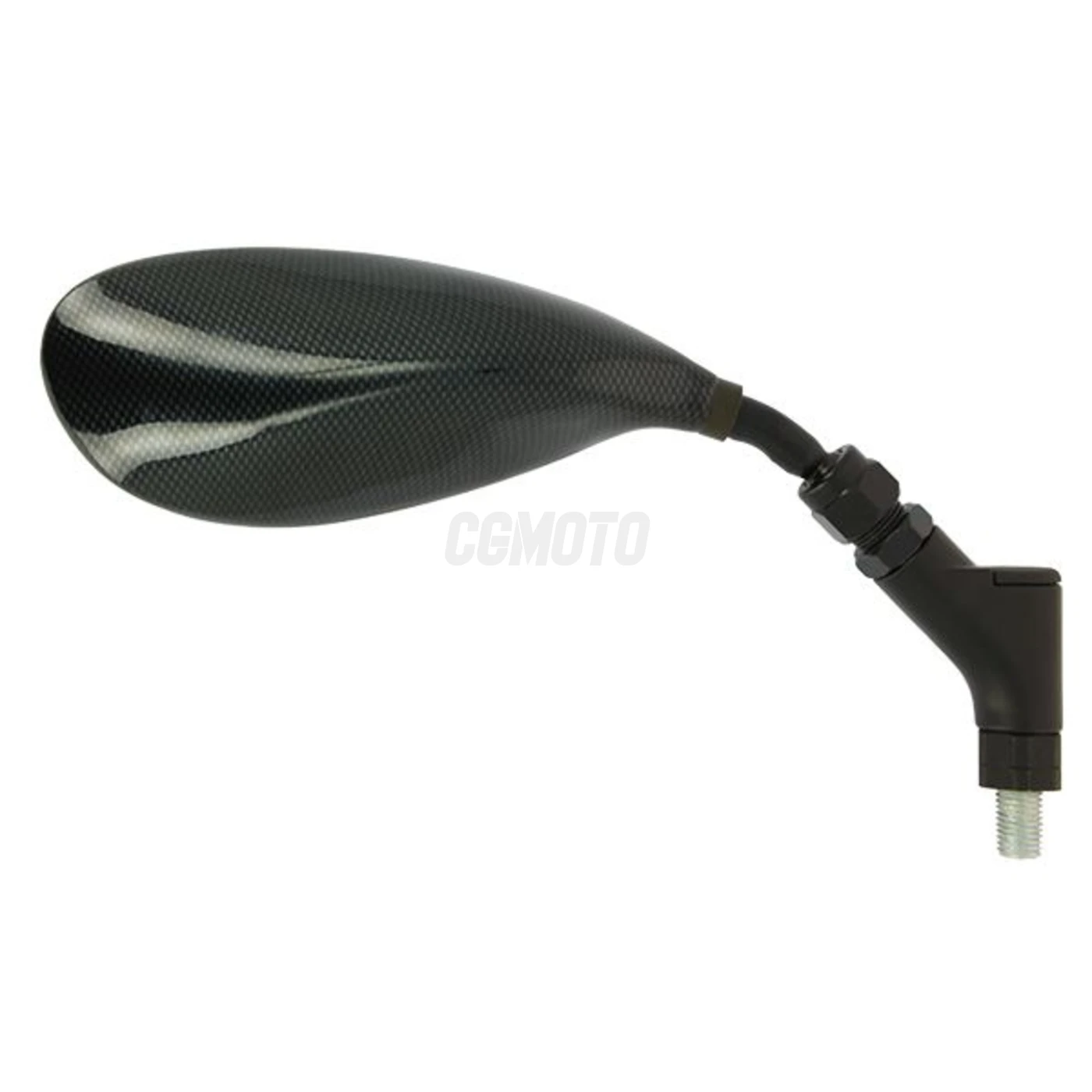 Rétroviseur Universel Ovale M10 - Noir - Droit Rétroviseur Universel Ovale M10 - Noir - Droit