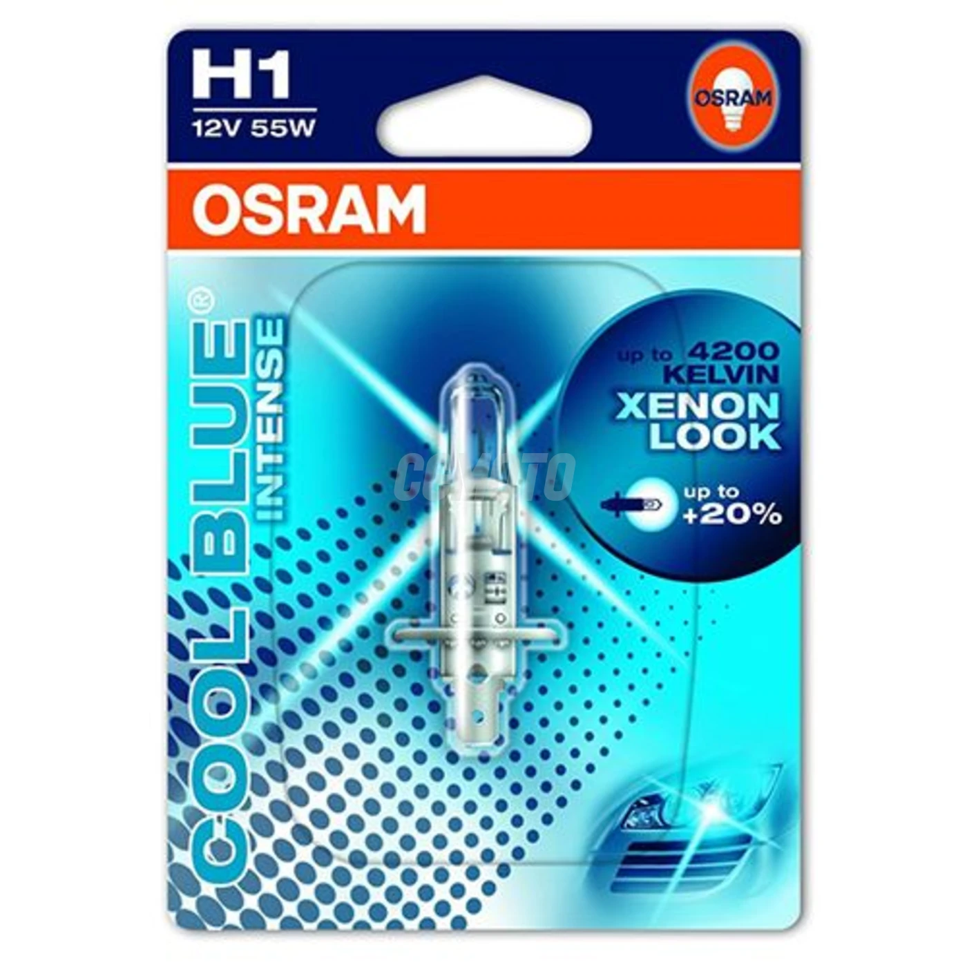 Ampoule H1 Cool Blue Intense - 12V 55W P14.5s Ampoule H1 Cool Blue Intense - 12V 55W P14.5s