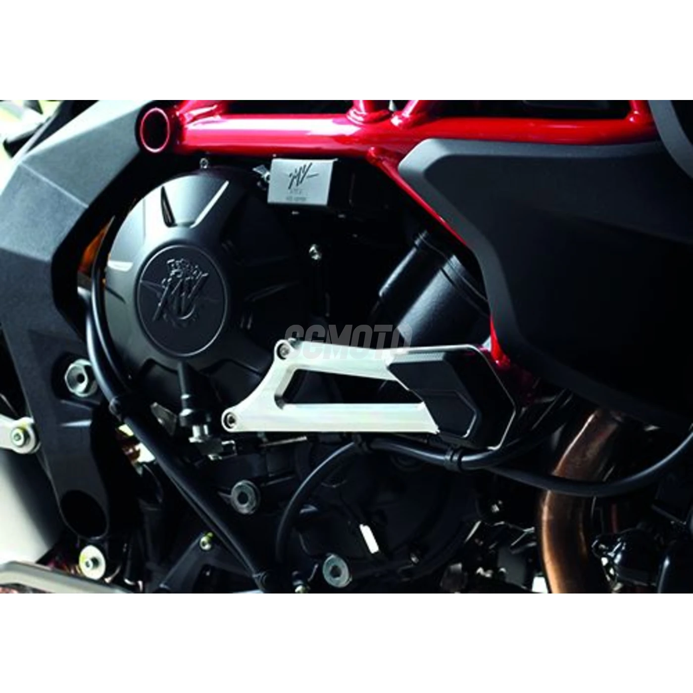 Kit Protection de Carters CNC Anodisés Noir Brutale 675/800 Gauche et Droit Kit Protection de Carters CNC Anodisés Noir Brutale 675/800 Gauche et Droit