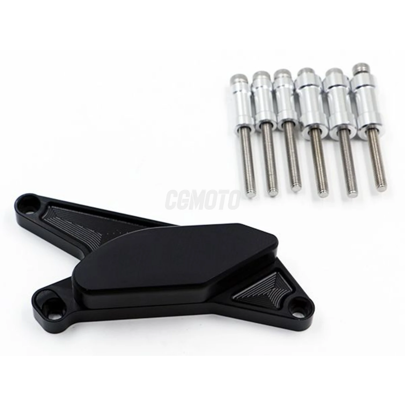 Kit Protection de Carters Gauche CNC Anodisés Noir Hayabusa Kit Protection de Carters Gauche CNC Anodisés Noir Hayabusa