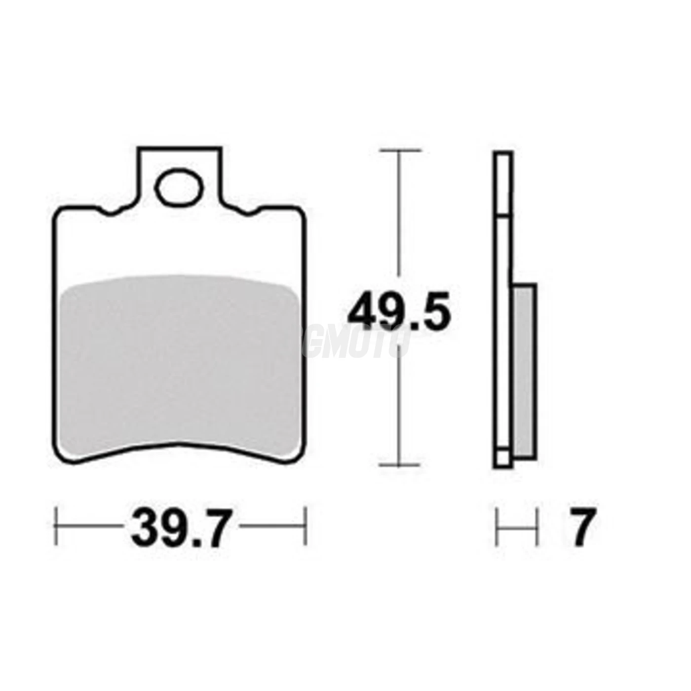 Plaquette de frein Sifam Métal Fritté haute performance norme KBA/ABE Plaquette de frein Sifam Métal Fritté haute performance norme KBA/ABE