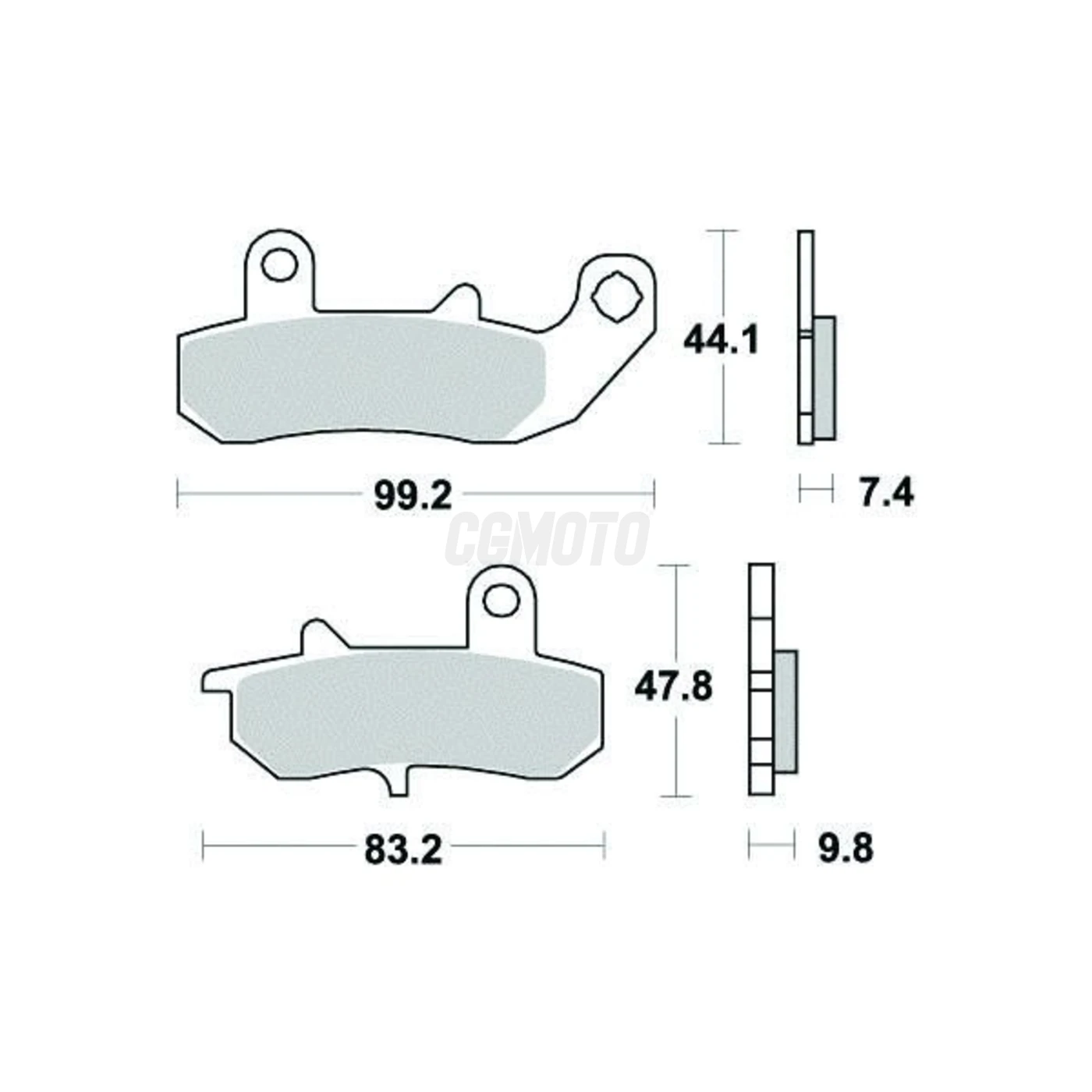 Plaquette de frein Sifam Métal Fritté haute performance norme KBA/ABE Plaquette de frein Sifam Métal Fritté haute performance norme KBA/ABE