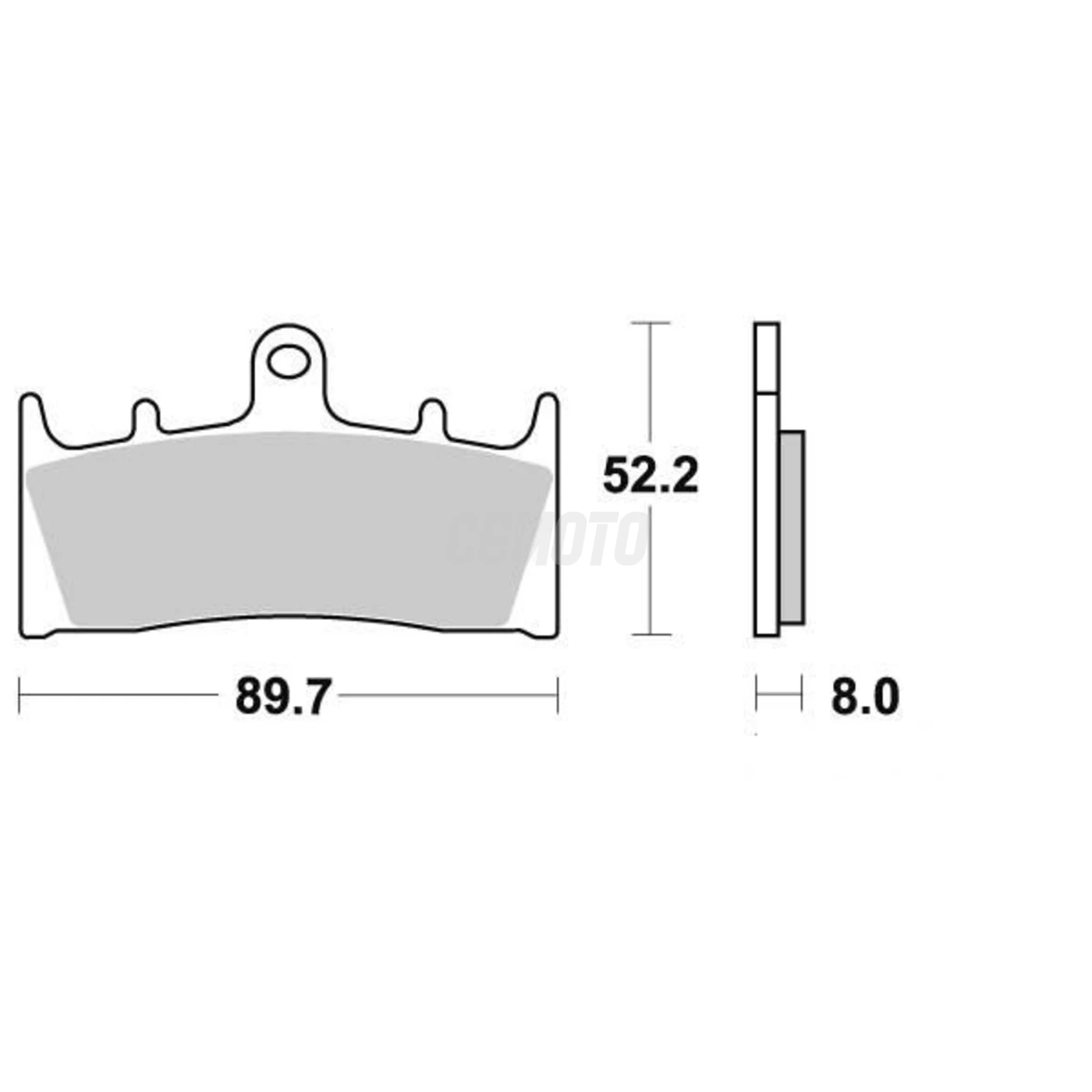 Plaquette de frein Sifam Métal Fritté haute performance norme KBA/ABE Plaquette de frein Sifam Métal Fritté haute performance norme KBA/ABE