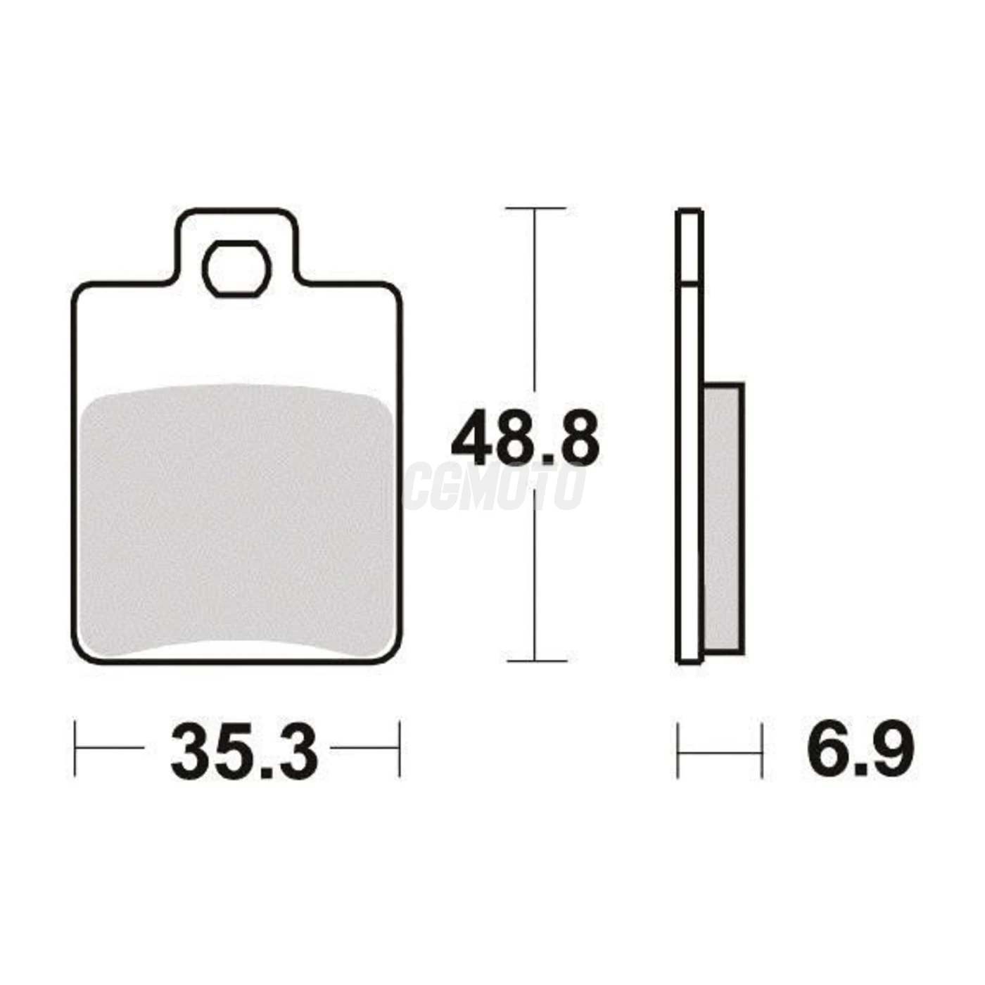 Plaquette Sifam Métal Fritté Plaquette Sifam Métal Fritté