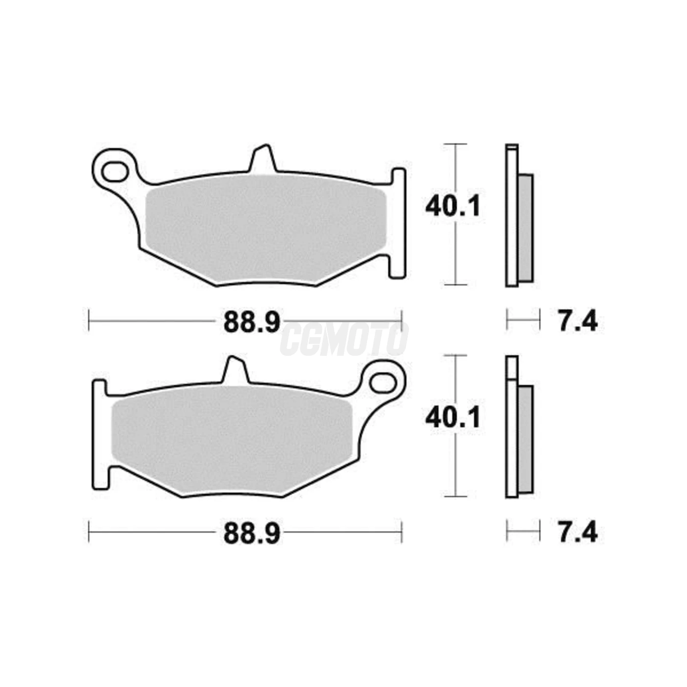 Plaquette de frein Sifam Métal Fritté haute performance norme KBA/ABE Plaquette de frein Sifam Métal Fritté haute performance norme KBA/ABE