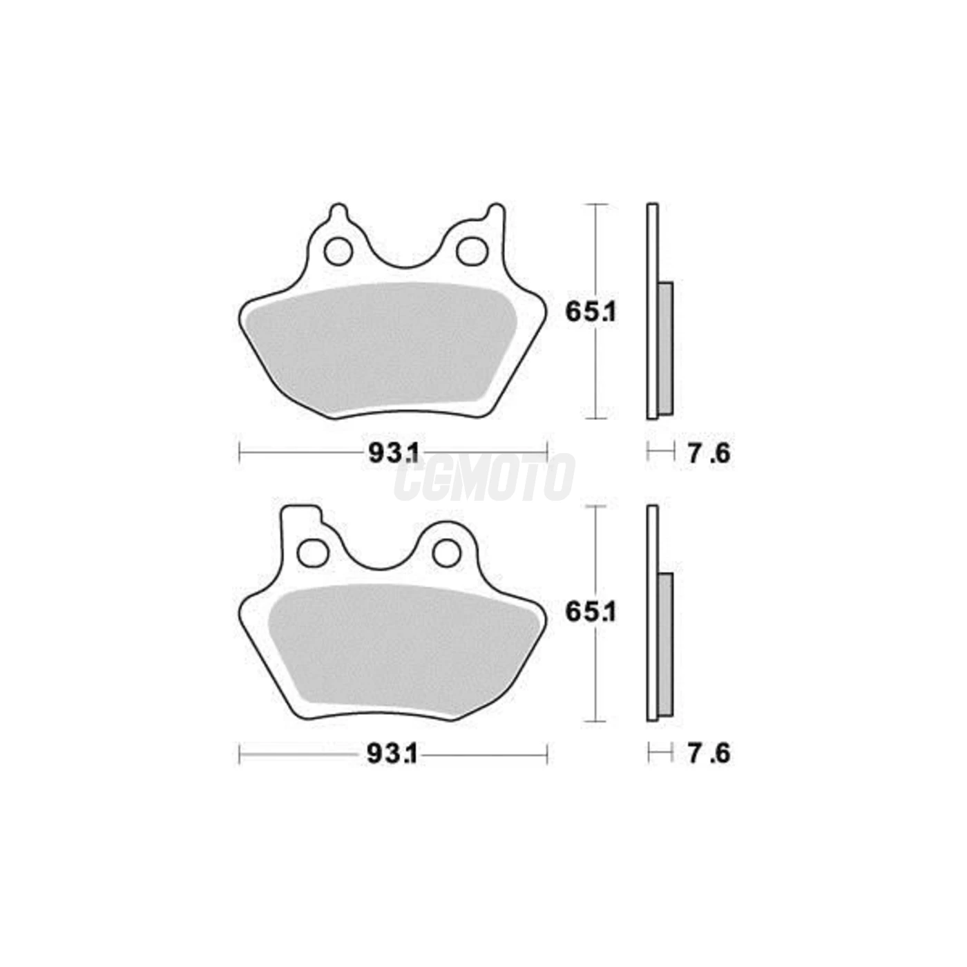 Plaquette de frein Sifam Métal Fritté haute performance norme KBA/ABE Plaquette de frein Sifam Métal Fritté haute performance norme KBA/ABE
