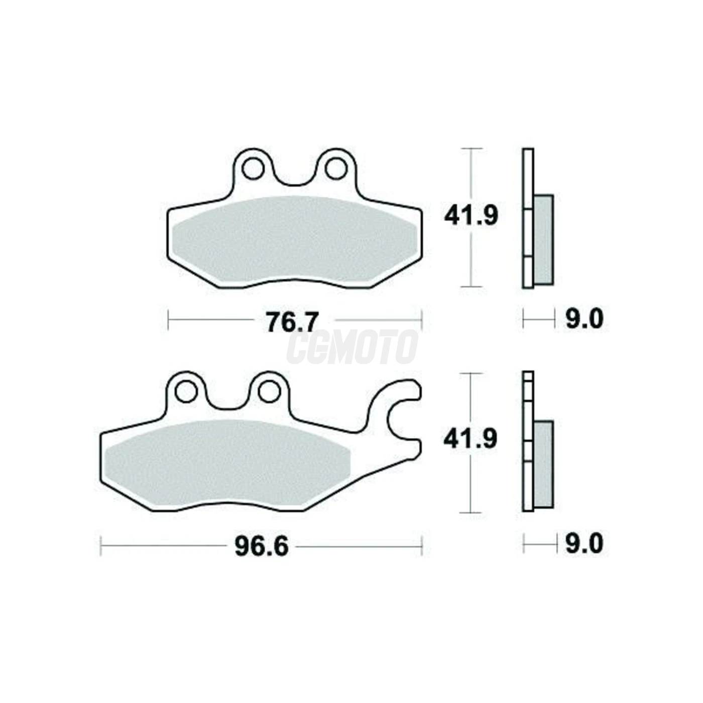Plaquette de frein Sifam Métal Fritté haute performance norme KBA/ABE Plaquette de frein Sifam Métal Fritté haute performance norme KBA/ABE