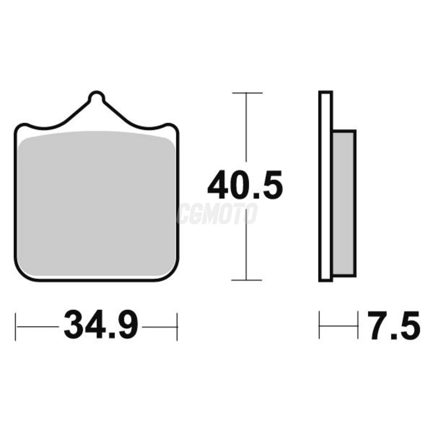 Plaquette Sifam Métal Fritté Plaquette Sifam Métal Fritté