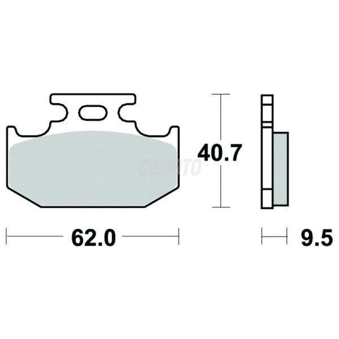Plaquette de frein Sifam Métal Fritté haute performance norme KBA/ABE Plaquette de frein Sifam Métal Fritté haute performance norme KBA/ABE