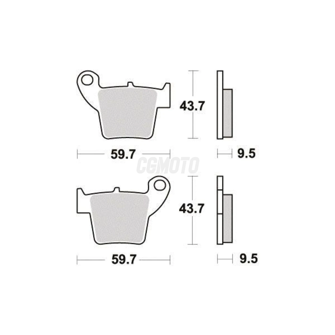 Plaquette Sifam Métal Fritté Plaquette Sifam Métal Fritté
