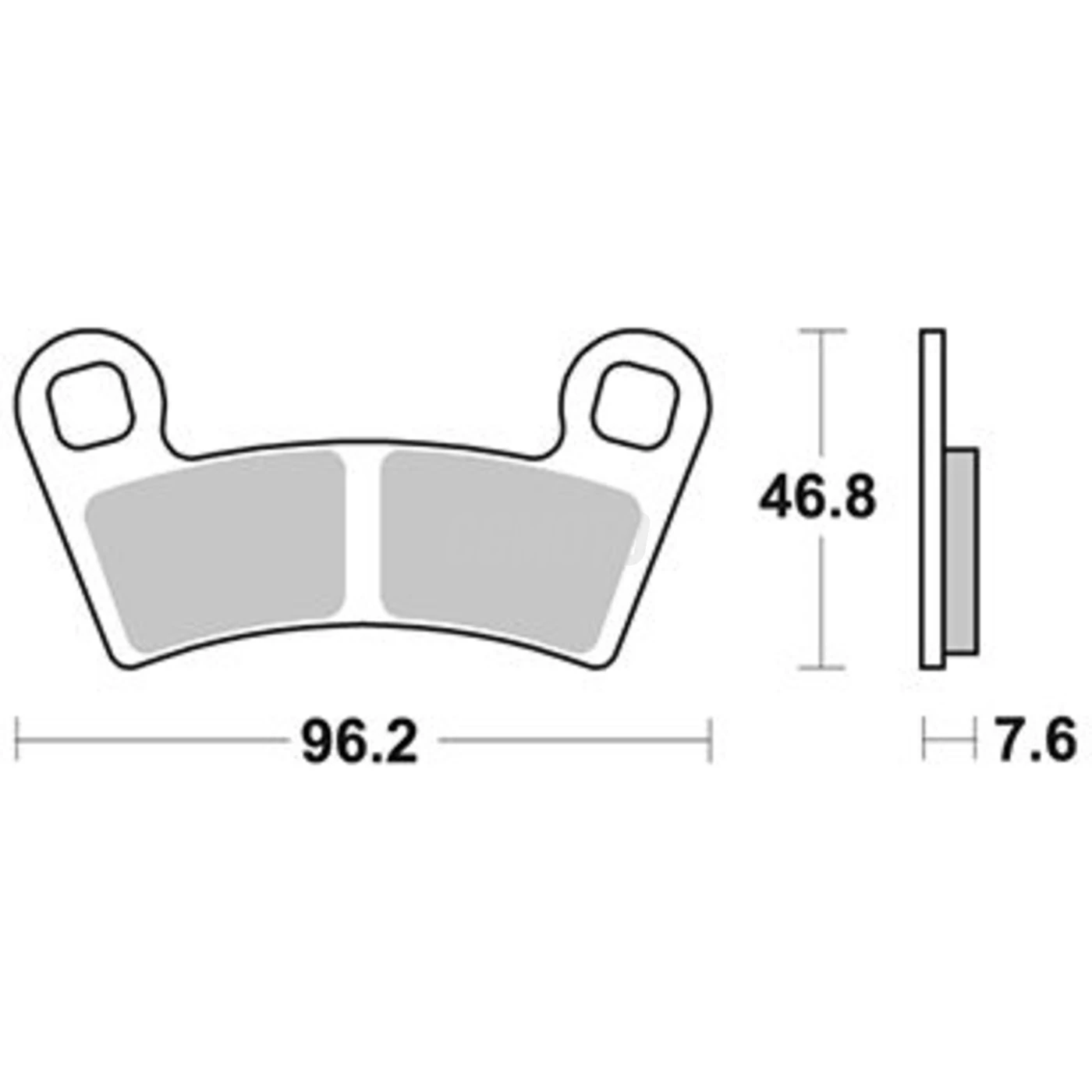 Plaquette de frein Sifam Métal Fritté haute performance norme KBA/ABE Plaquette de frein Sifam Métal Fritté haute performance norme KBA/ABE