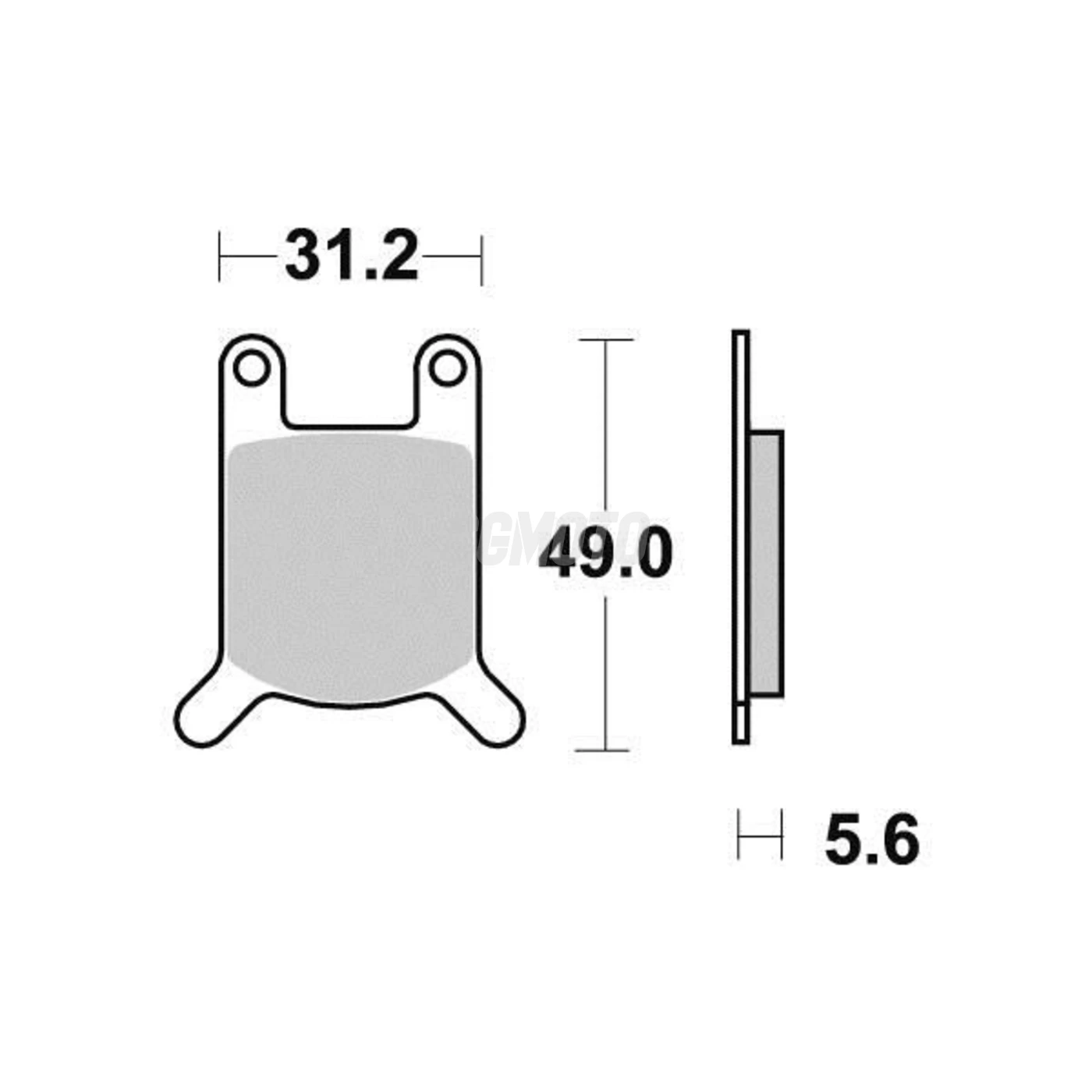 Plaquette de frein Vesrah Organique Plaquette de frein Vesrah Organique