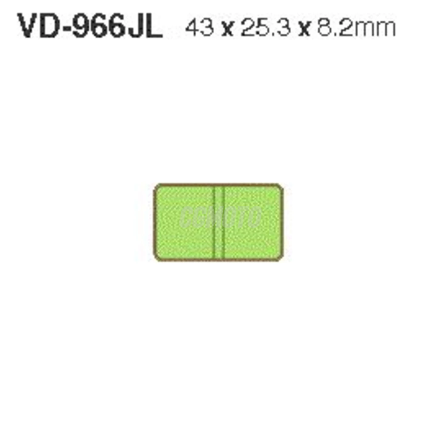 Plaquette de frein Vesrah Métal Fritté Plaquette de frein Vesrah Métal Fritté