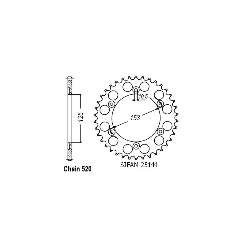 Couronne 600 Xr 91-01 Acier