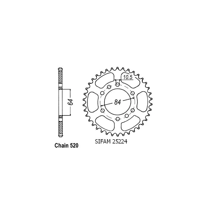 Couronne Quad 400 Kfx/Ltz