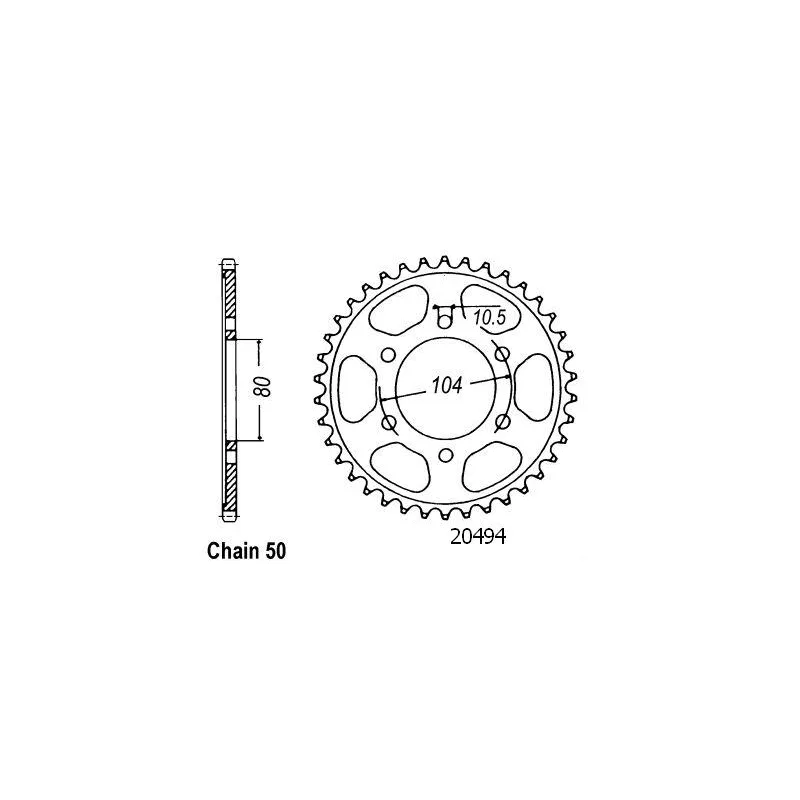 Couronne Zx 550 Gpz Unitrack 8 Couronne Zx 550 Gpz Unitrack 8
