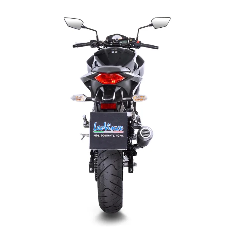 SBK LV-10 BLACK KAWASAKI NINJA 250/300 R - Z 250/300/ABS SLIP-ON SBK LV-10 BLACK KAWASAKI NINJA 250/300 R - Z 250/300/ABS SLIP-ON