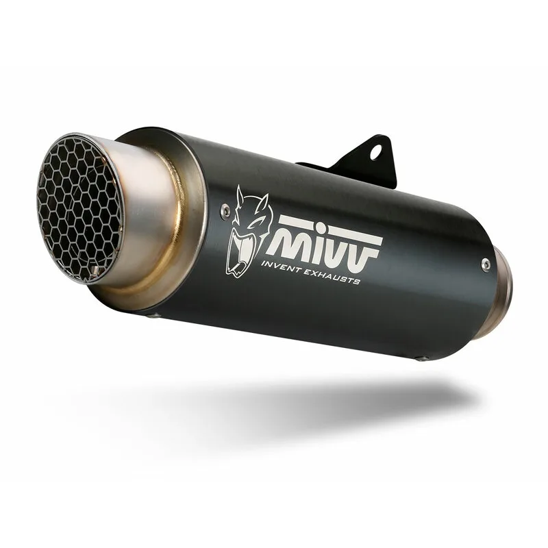 Silencieux MIVV GP Pro Steel Black/casquette inox Kawasaki Ninja 400 Silencieux MIVV GP Pro Steel Black/casquette inox Kawasaki Ninja 400